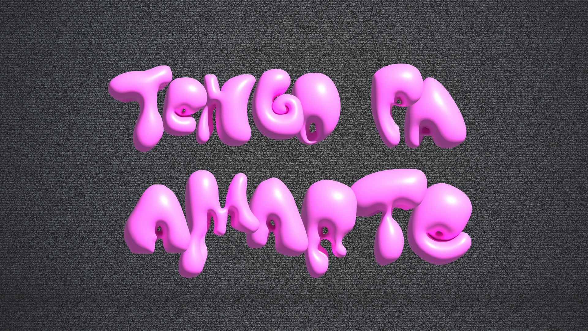 Tengo Pa Amarte credits design Paula Molina
